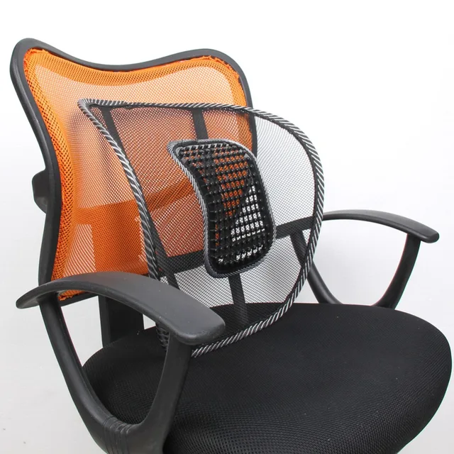 Mesh Net Lumbar Back Brace Support Cojin Home Car Seat Cushion Mesh Net Lumbar Back Brace Support Cojin Home Car Seat Cushion Office Chair Lombaire Coussin Relief