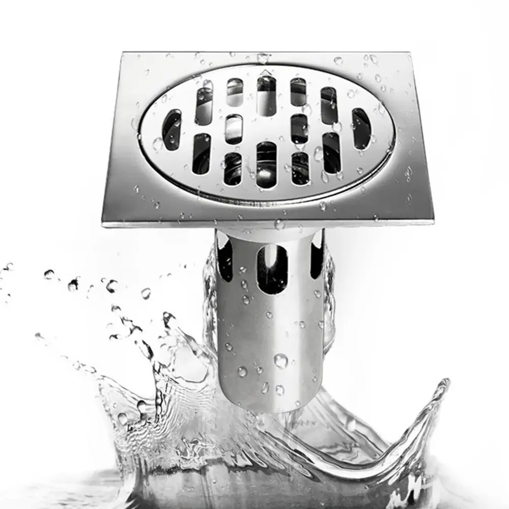 

Heavy Water Flow Floor Drain Stainless Steel Floor Drain Dual Use Floor Drain Bathroom Deodorant Floor Drain