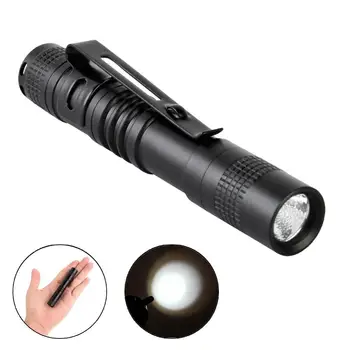 

skywolfeye LED Flashlight Q5 LED Tactical Flashlight 1000 Lm Bright Torch Lamp Mini Pen Light AAA