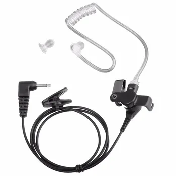 

4-074L Tube earpiece with 3.5mm plug for speaker / mic