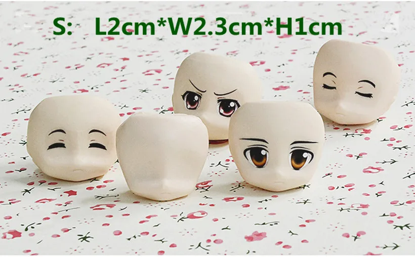 3pcs/set silicone face molds 3d silicon face mold fondant cake decorating tools set gumpaste mould kids festival cake decoration