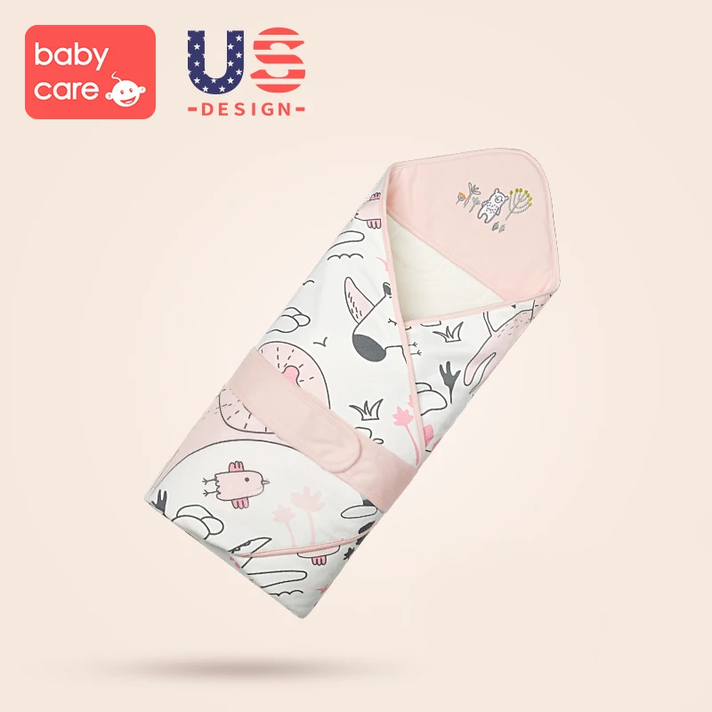 Babycare Большой спальный конверт фланелевые сумки для новорожденных зимний мешок