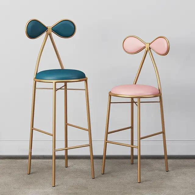 Home Erfly Dining Chair Golden Bar Stool Makeup Home Erfly Dining Chair Golden Bar Stool Makeup Modern Simple Dressing Table
