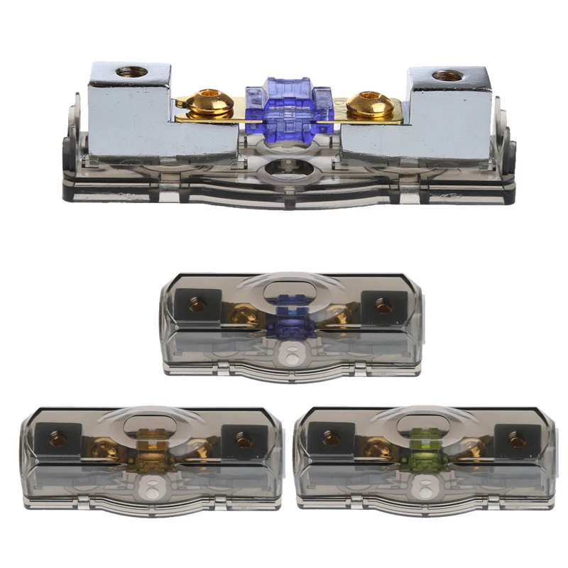 Car Fuses Kit Fuse Box Holder Fuse Box Circuit Adapters And Fuse Set OOTDTY Block Car Fuse Box Holder Stereo Seats Voltage Exposure Safe Durable Tool 60A/100A/150A