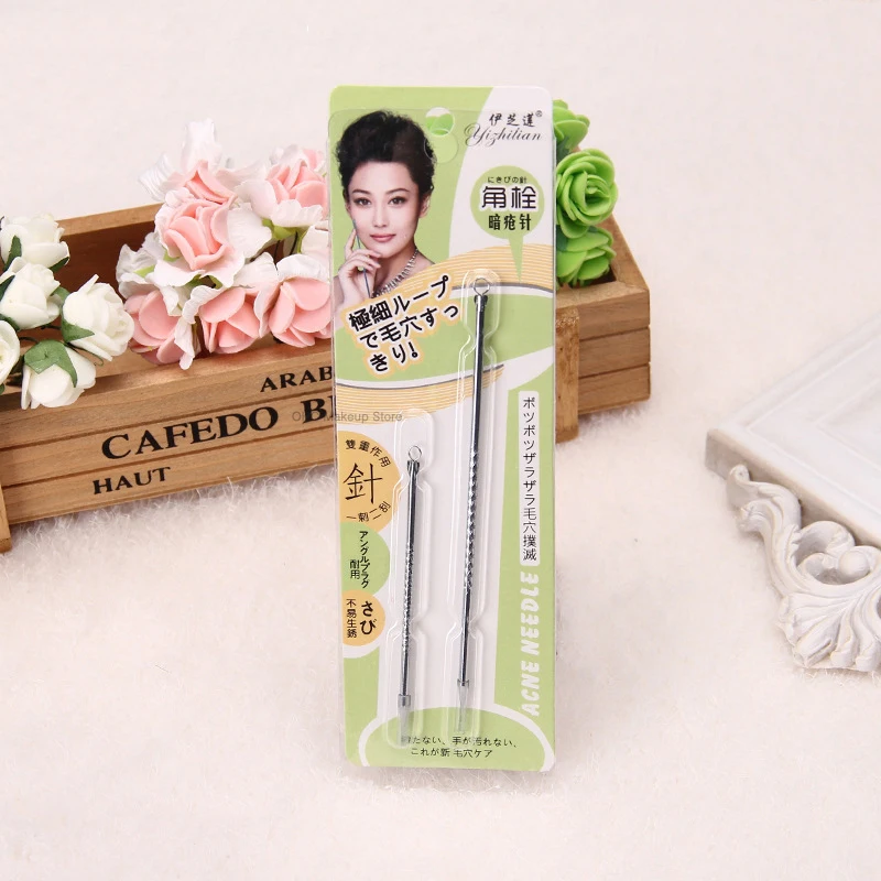 10 шт./партия, набор игл для прыщей из нержавеющей стали, инструмент для удаления угрей, красота, макияж, Специальная игла, палочки, акне Стик