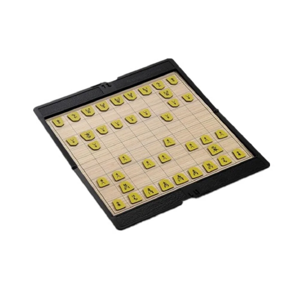 

Foldable Mini Magnetic Japanese Chess Game Portable Wallet Pocket Chess Board Games W3174
