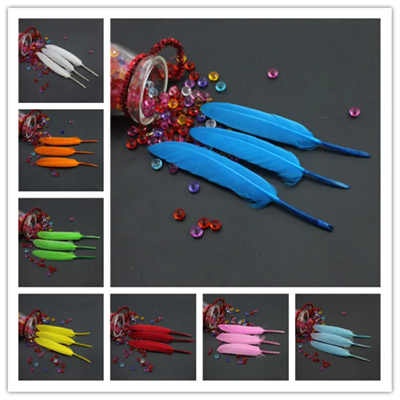 

small knife feather feathers ornaments accessories 10-14cm 50 a pack