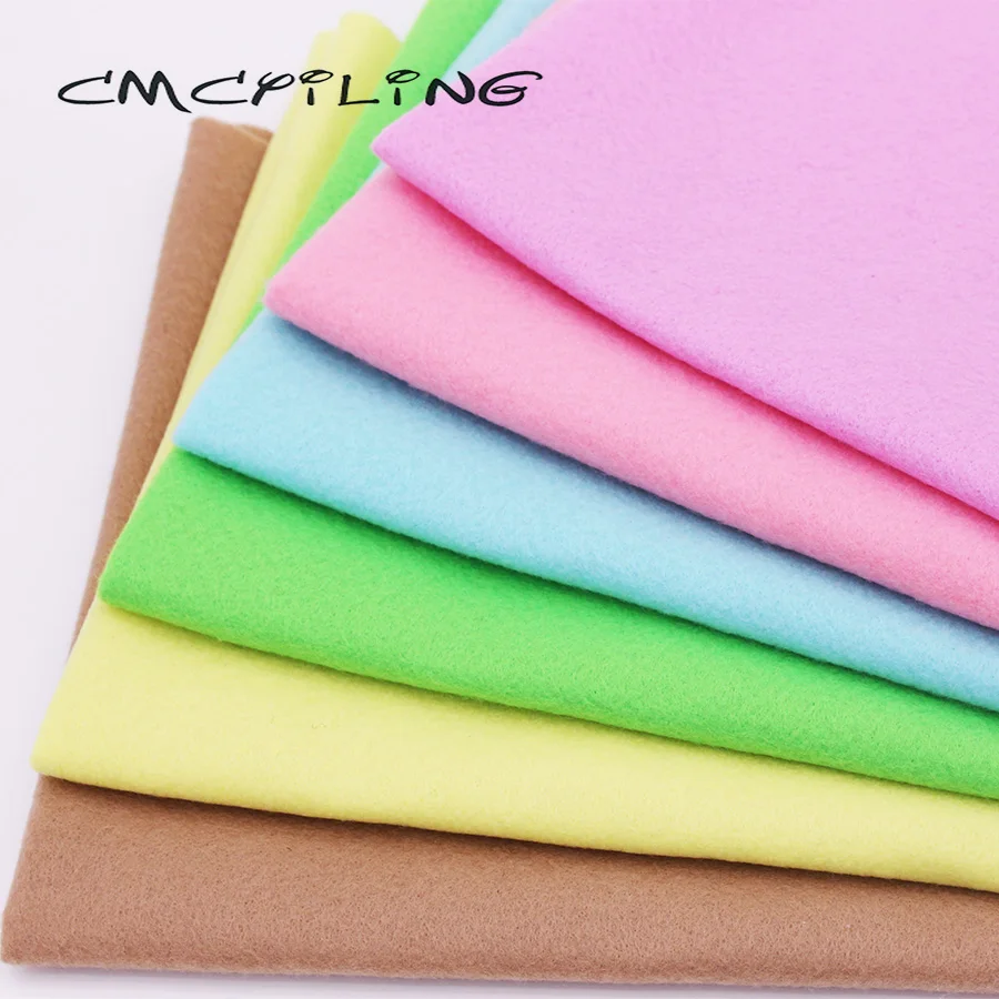 CMCYILING 6 шт./лот 45*55 см мягкая войлочная ткань для детского - Цена: 1 000,25 руб. / набор
