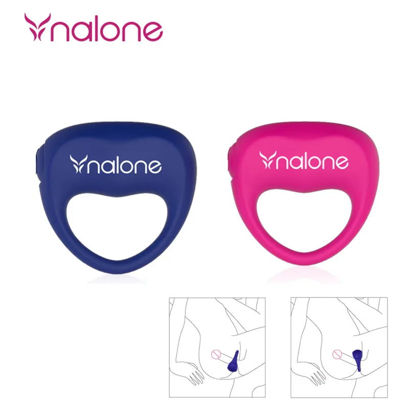 Nalone Penis Ring Silicone Waterproof Vibrating Cock Ring Time Delay Penis Vibrator G spot Stimulation Adult