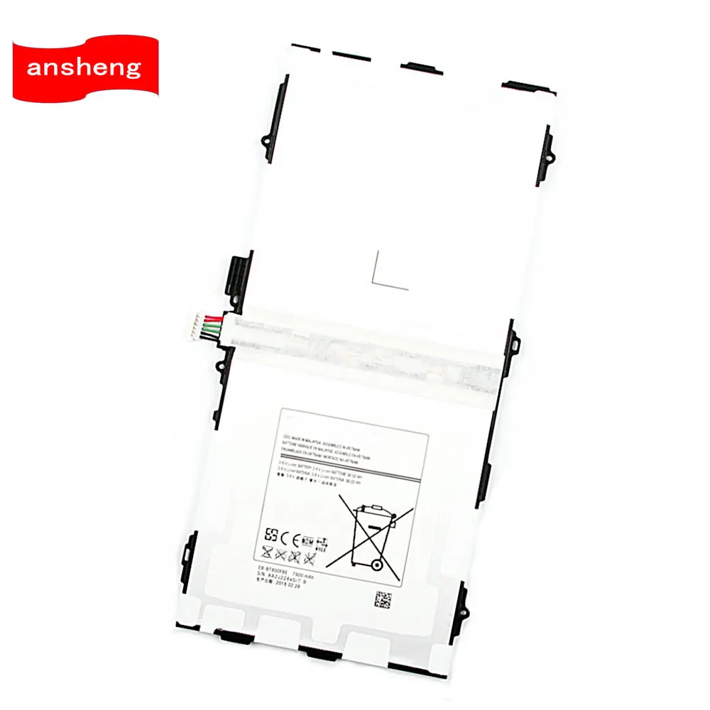

High Quality 7900mAh EB-BT800FBC battery for Samsung Galaxy Tab S 10.5 T800 T801 T805 SM-T805C Tablet PC Battery