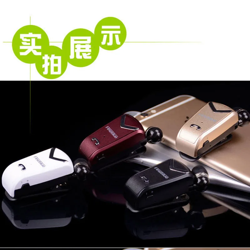 FineBlue F V2 Bluetooth Earphone Auriculares Mini Version Calls Remind Wear Clip Headphone for Business Driving Music Headset