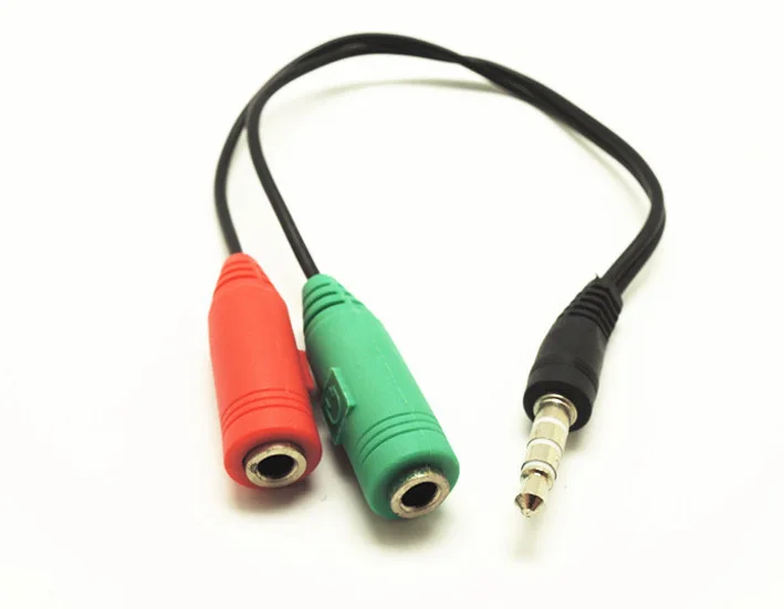 Buy 3.5mm laptop microphone headset adapter Audio line