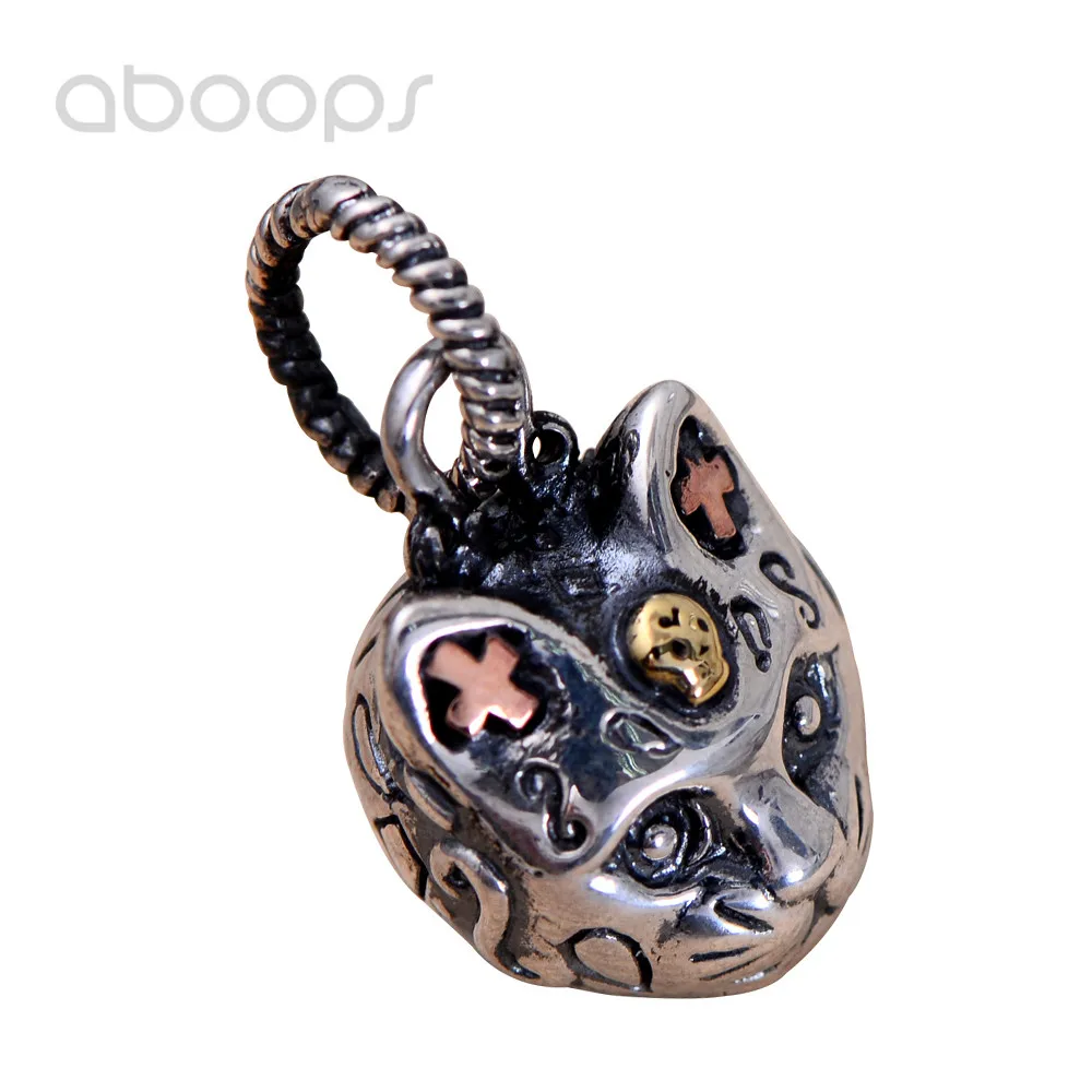 

Vintage Cute Mini 925 Sterling Silver Cat Necklace Pendant for Women Girls Free Shipping