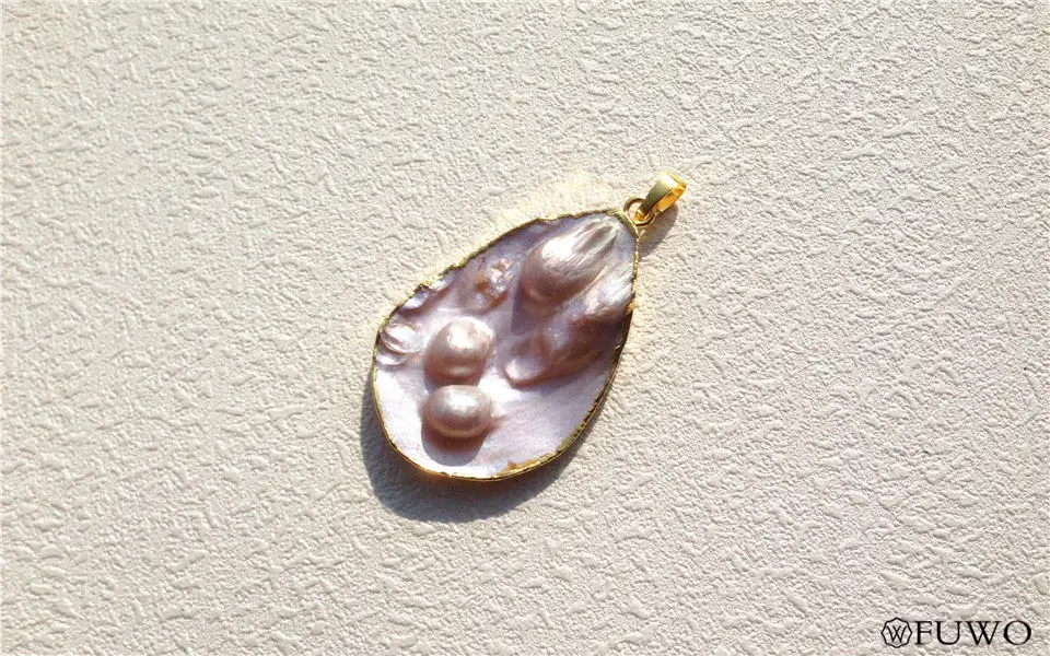 Natural Mother Of Pearl Pendant 8