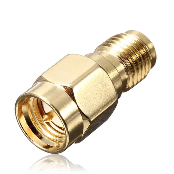 

2017 Alloy Steel SMA Male Plug To RP-SMA Female Plug Straight Connector RF Coaxial Adapter