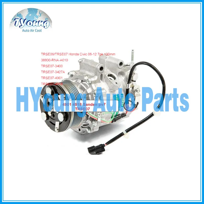 Авто ac Компрессор сцепления для Honda Civic 06-12 7pk 100 мм 38800-RNA-A010 TRSE09/TRSE07 4901 3400