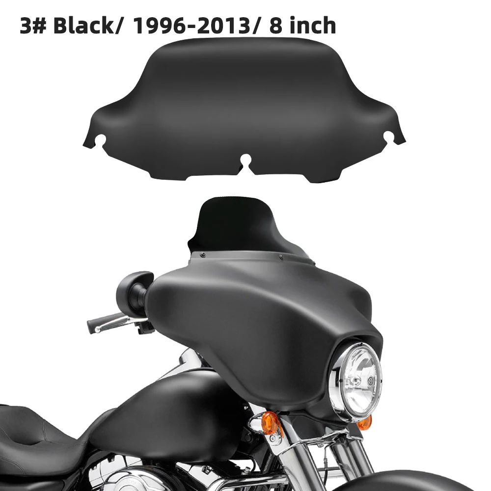 " 7" " 10,5" мотоцикл волна лобовое стекло обтекатель ветрового стекла для Touring Electra Street Glide Classic Trike 1996 - Цвет: 3 8 inch 96-13