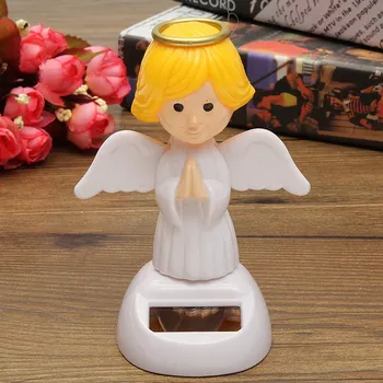 

New Arrival Solar Toys Plastic ABS Dancing Fun Angel Flip Flap Powered Toys For Desk Home Ornaments Decor Toys