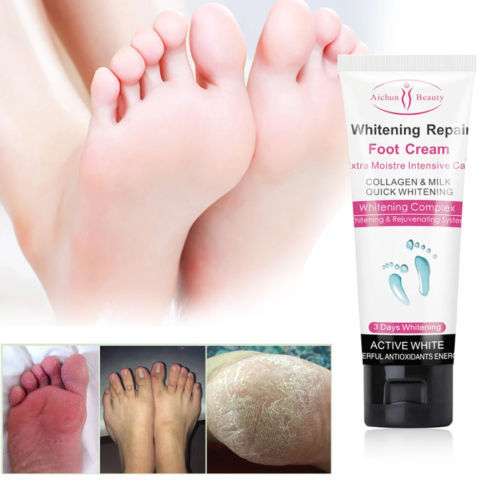

100g Foot Hand Whitening Cream Anti Dry Crack Moisturizing Whtening Foot Skin Cream Dead Skin Removal Beauty Feet Care TSLM2