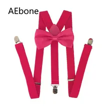 AEbone галстук-бабочка подтяжки для мужчин брюки розовый красный розовый подтяжки для женщин Bretelles Femme Suspensorio Adulto Tirantes Sus08