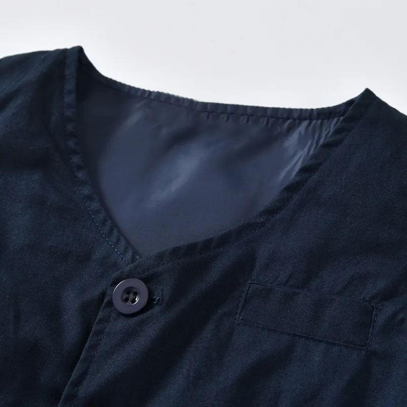 MESOLO/детская одежда весенне-осенняя полосатая рубашка с лацканами для мальчиков, жилет, брюки джентльмен, комплект из трех предметов