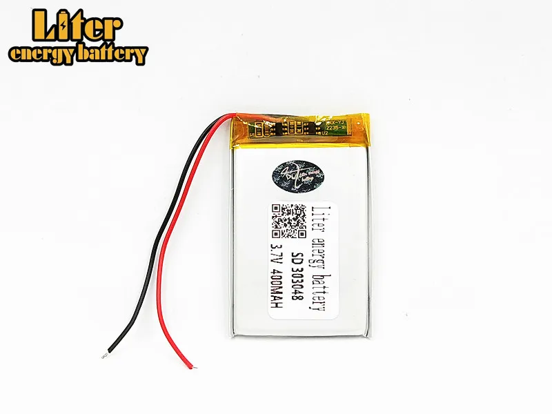 303048 3,7 V 400 mAH 303050 PLIB полимерный литий-ионный/литий-ионный Перезаряжаемые Аккумулятор для gps mp3 mp4 mp5 пульт ДУ для DVD E-Book