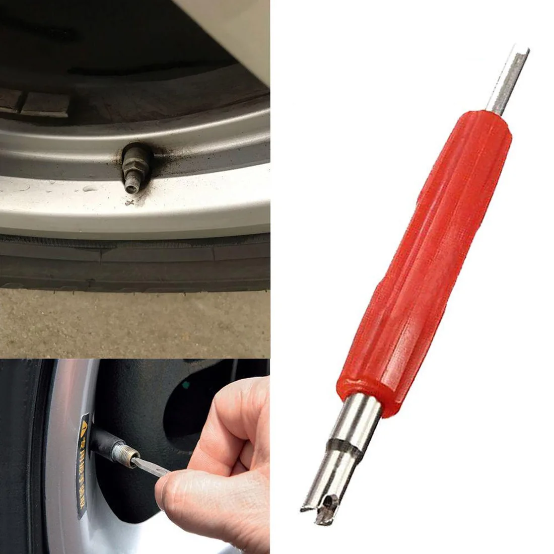 

Tire Valve core screw driver valve core removal tool tire repair tool valve core wrench air conditioning repair tool