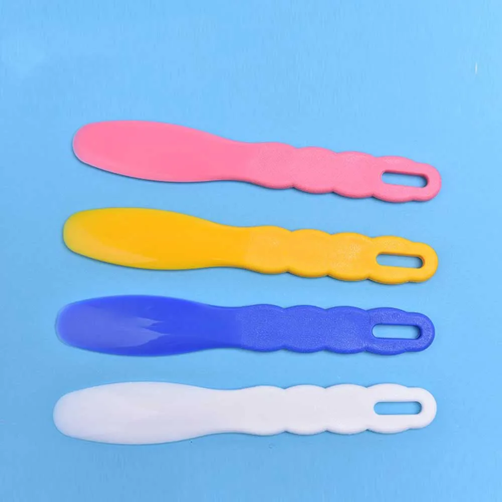 

20 PCS Dental Lab Plastic Mixing Spatula Material Color Random