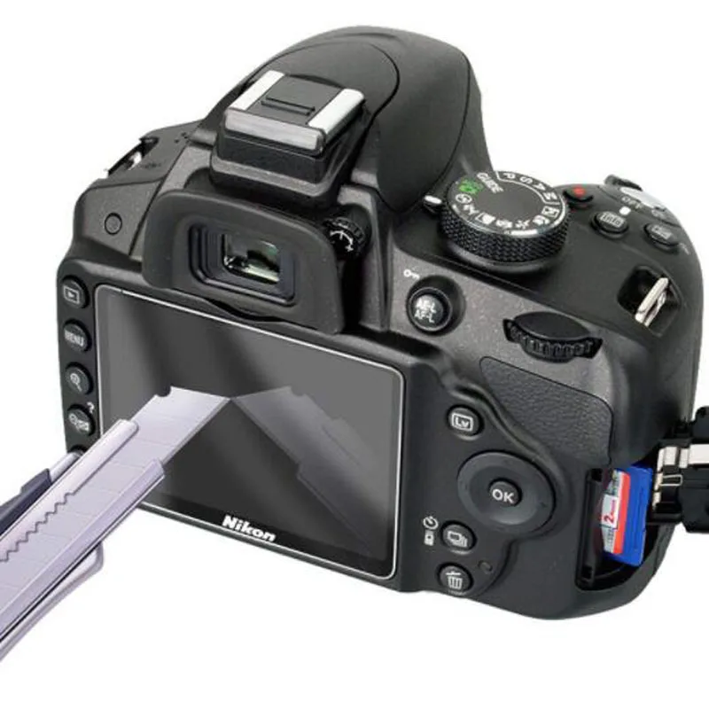 Защитная пленка из закаленного стекла для камеры Nikon Coolpix P1000 с ЖК-дисплеем