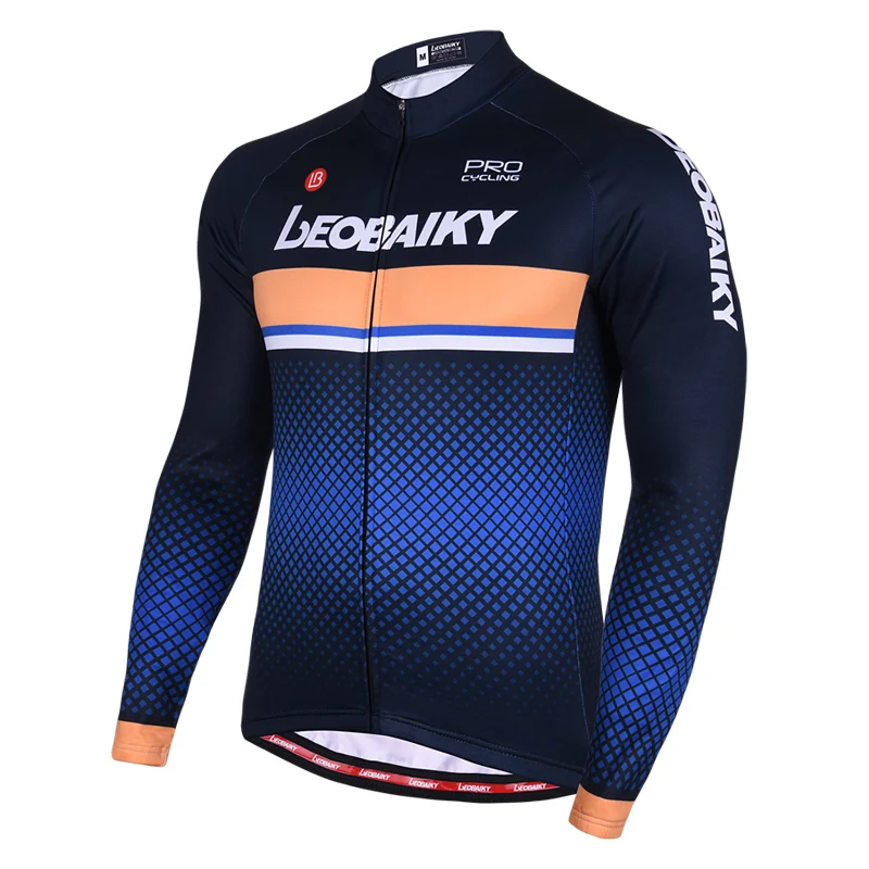 Бренд Pro Team Велоспорт Джерси набор Мужская осенняя одежда с длинным рукавом для велосипеда мягкая одежда для горного велосипеда Mtb Аксессуары для велосипеда - Цвет: jersey blue3