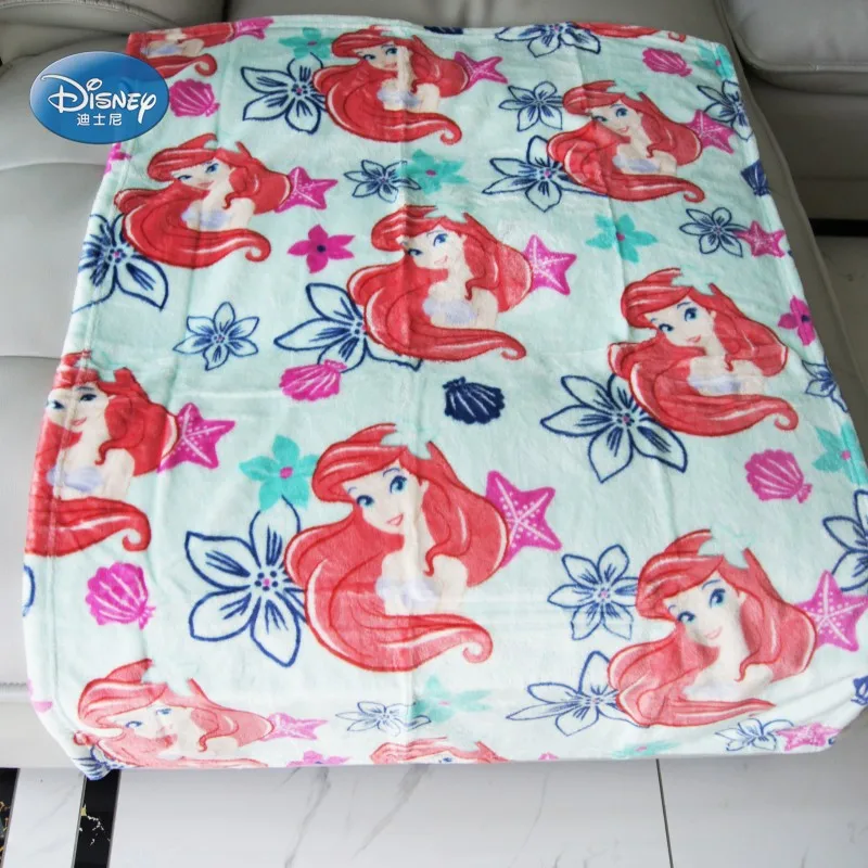 Disney Винни Русалочка Ариэль подарок на день рождения для маленьких мальчиков и девочек мягкое фланелевое одеяло полотенце 75x105 см собака кошка кидает подарочная упаковка