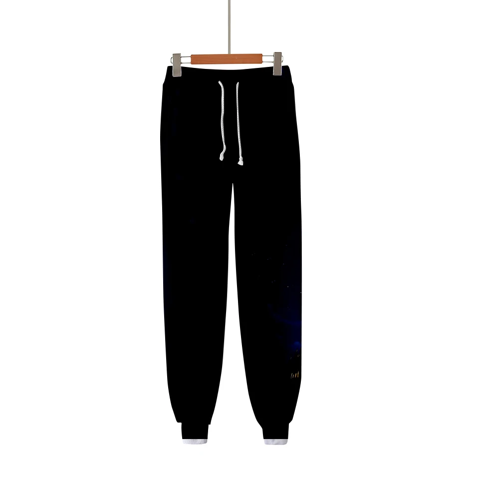 

3D kingdom hearts Kpop Fashion Casual Jogger Pants New Casual Warm fashion Pants Slim Kpop Men/Women Pants