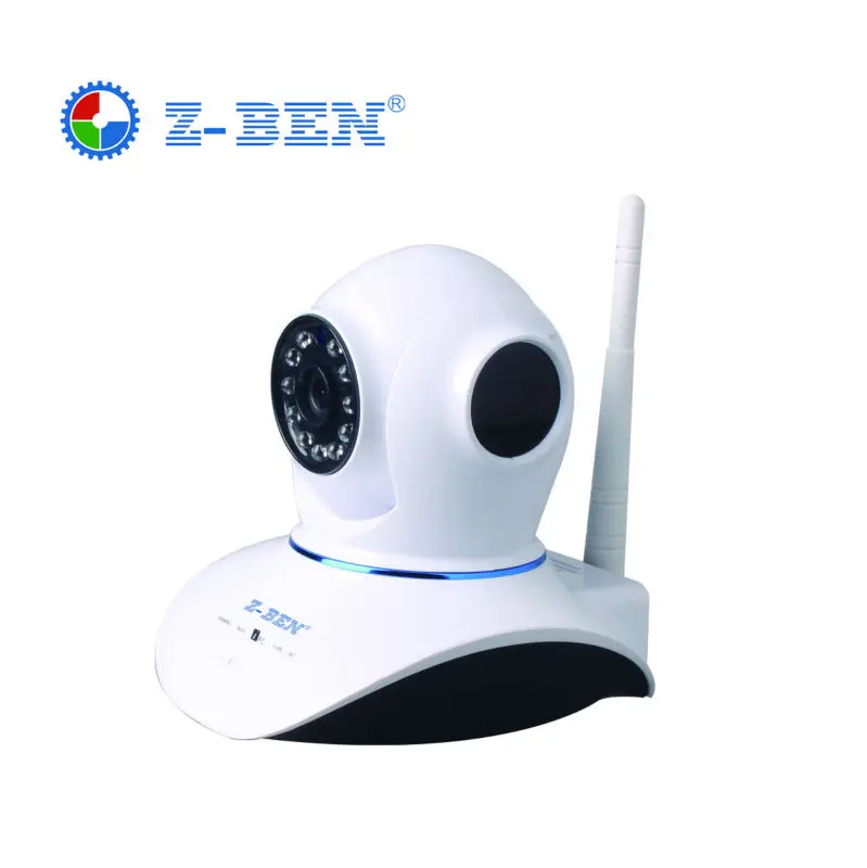 ZBEN IPDH07 ONVIF 720P MegaPixel HD Wireless IP Camera with Pan/Tilt TF Card Slot and IR Cut Z-BEN 720P(1280x720) IP Camera wanscam wireless ip camera hw0021 3x digital zoom pan tilt pt onvif p2p ir cut night vision security cam with tf card slot