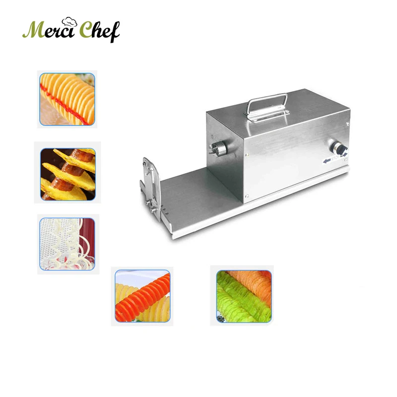 Best Offers ITOP Electric Potato Twister Tornado Slicer Machine Automatic Spiral Cutter Vegetable slicer twister machine supplier 110/220v
