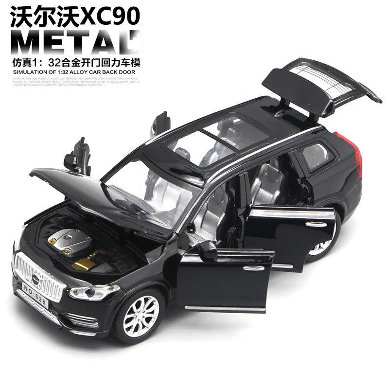 Koop 132 XC90 Auto Diecasts   Toy Voertuigen Auto Model met licht en geluid Collection Car Speelgoed Voor Kinderen Gift