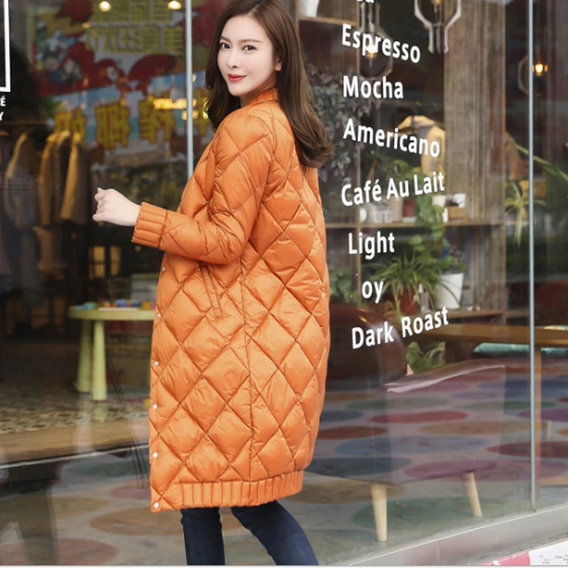 

High Quality Winter White Duck Down Jacket Women Fashion Long Down Coat Parkas Thickening Female Waterproof Warm Clothes coats