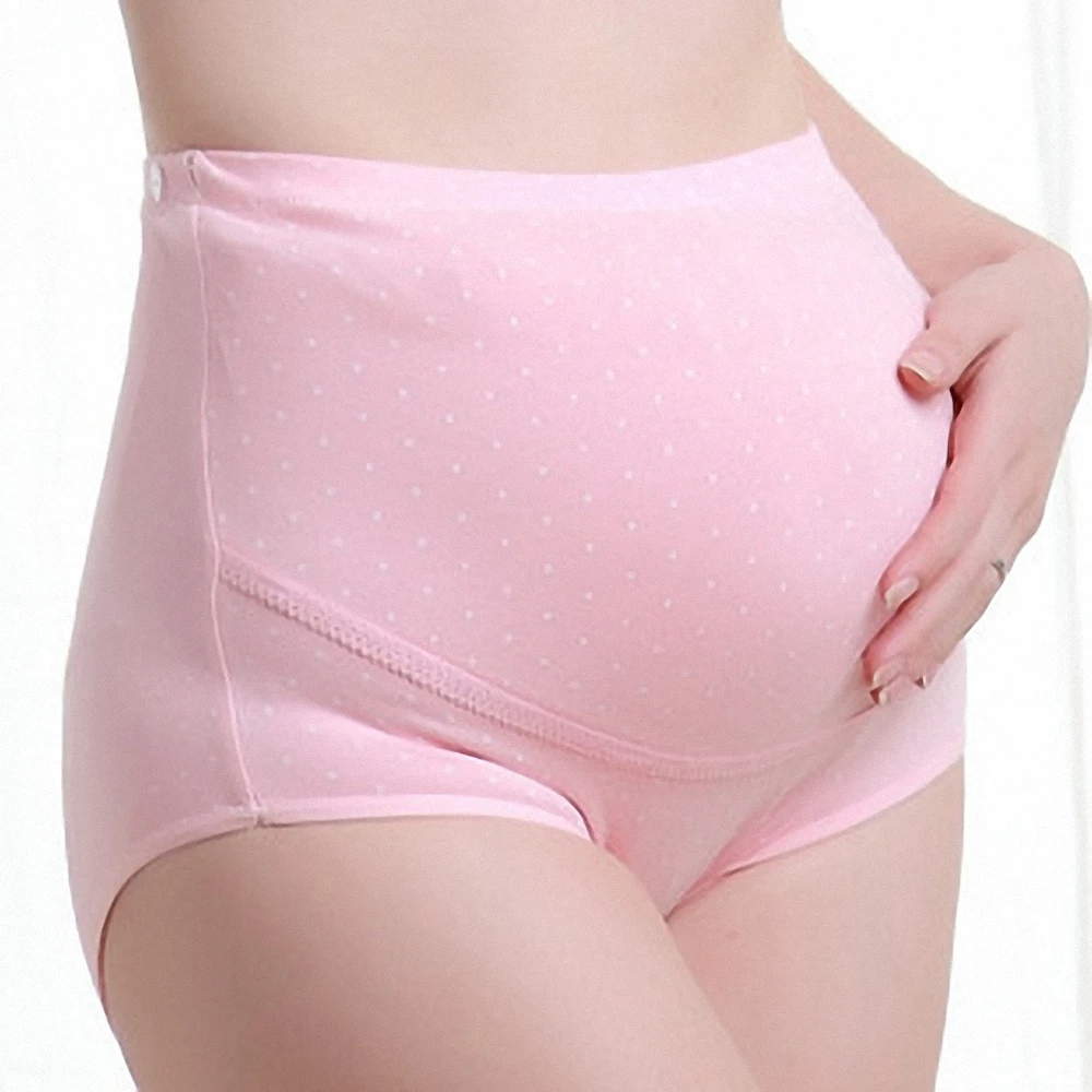 1pc Cotton Maternity Underwear Panties High Waist Pregnancy Briefs For