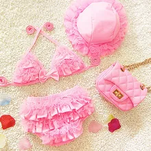 Купальники для малышей, Детские бикини для маленькой девочки, купальный костюм с оборками, купальный костюм, Bebek Mayo, детские купальники для девочек, детский купальник