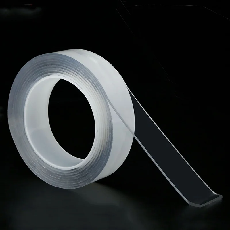 

1 Roll Hot Magic Transparent Double Sided Adhesive Tape Multipurpose Waterproof No Traces Tapes Stickers for Home School Suppy