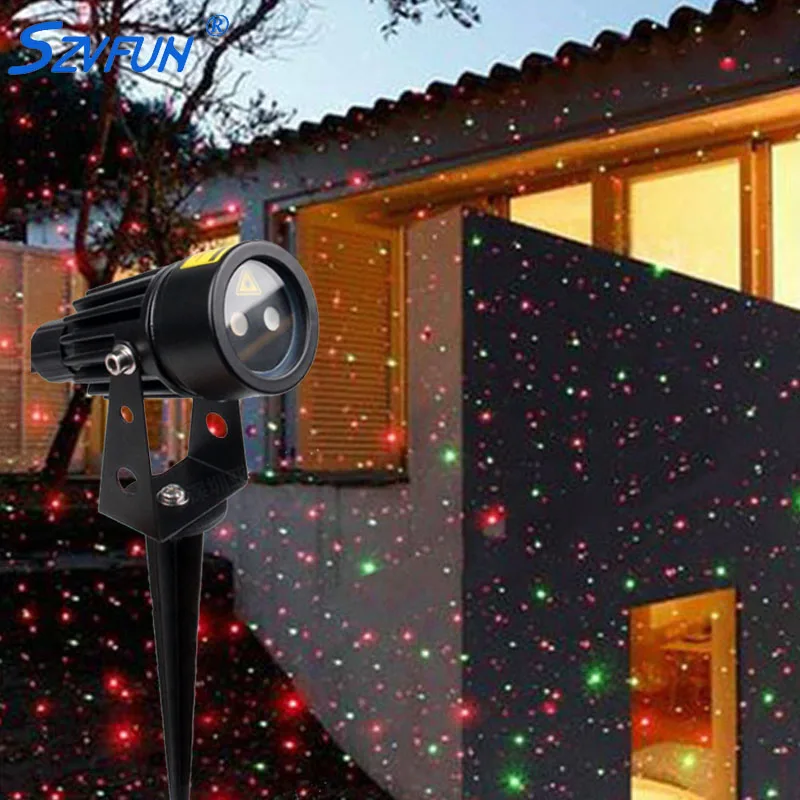 Szvfun Laser Projector Christmas Outdoor IP65 Laser Star Projector
