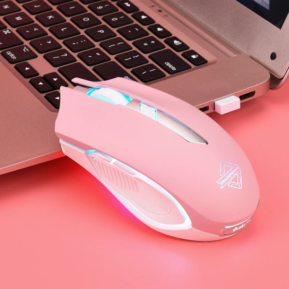 Ajazz AJ302 Pro мышь 2 4G Беспроводная Двухрежимная RGB цветное освещение игровая геймер