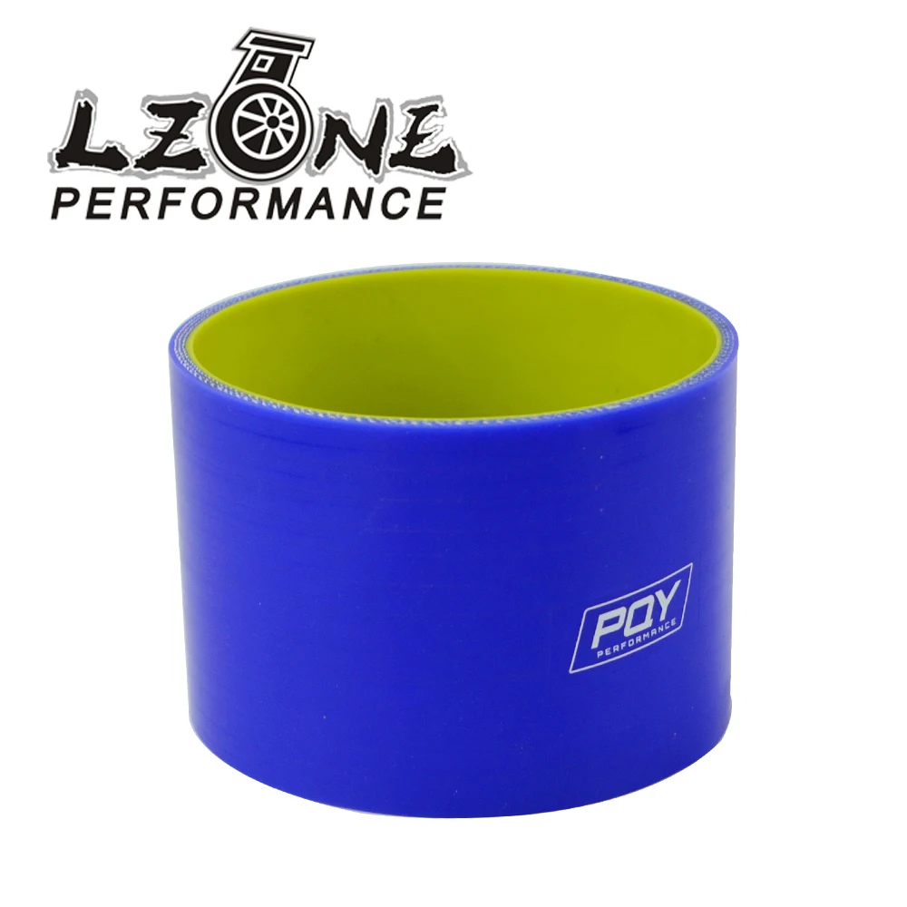 LZONE - 4" 102mm Straight Silicone Intercooler Turbo Intake Pipe Coupler Hose BLUE & YELLOW JR-SH0040-QY | Автомобили и