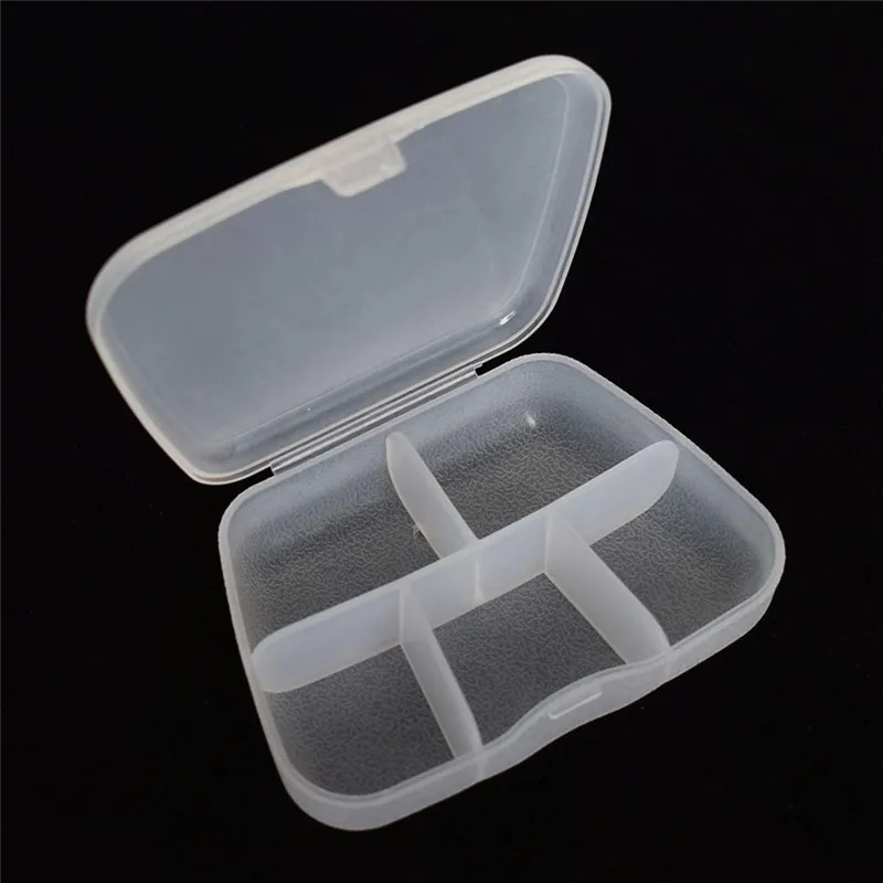 

Hot 1Pc Portable Clear 5-story Pill Box Case Splitters Medicine Drug Jewelry Storage Holder Organizer Container Storage Boxes