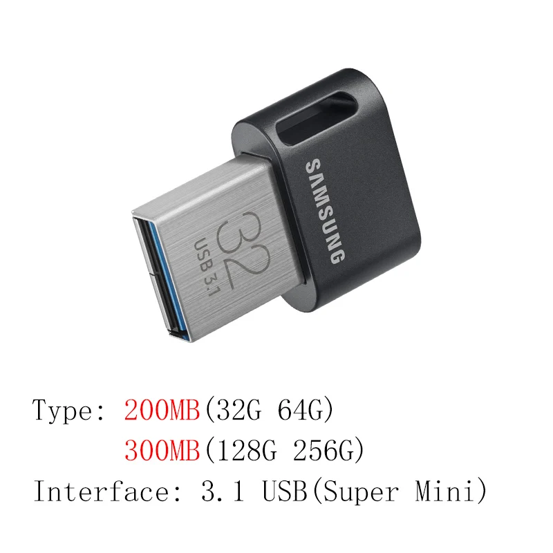 Флеш-накопитель SAMSUNG 128 ГБ, 64 ГБ, 32 ГБ, 256 ГБ, мини USB флеш-накопитель 32 64, 128 ГБ, флеш-накопитель 3,1, USB флешка, диск на ключ, память для телефона - Цвет: AB