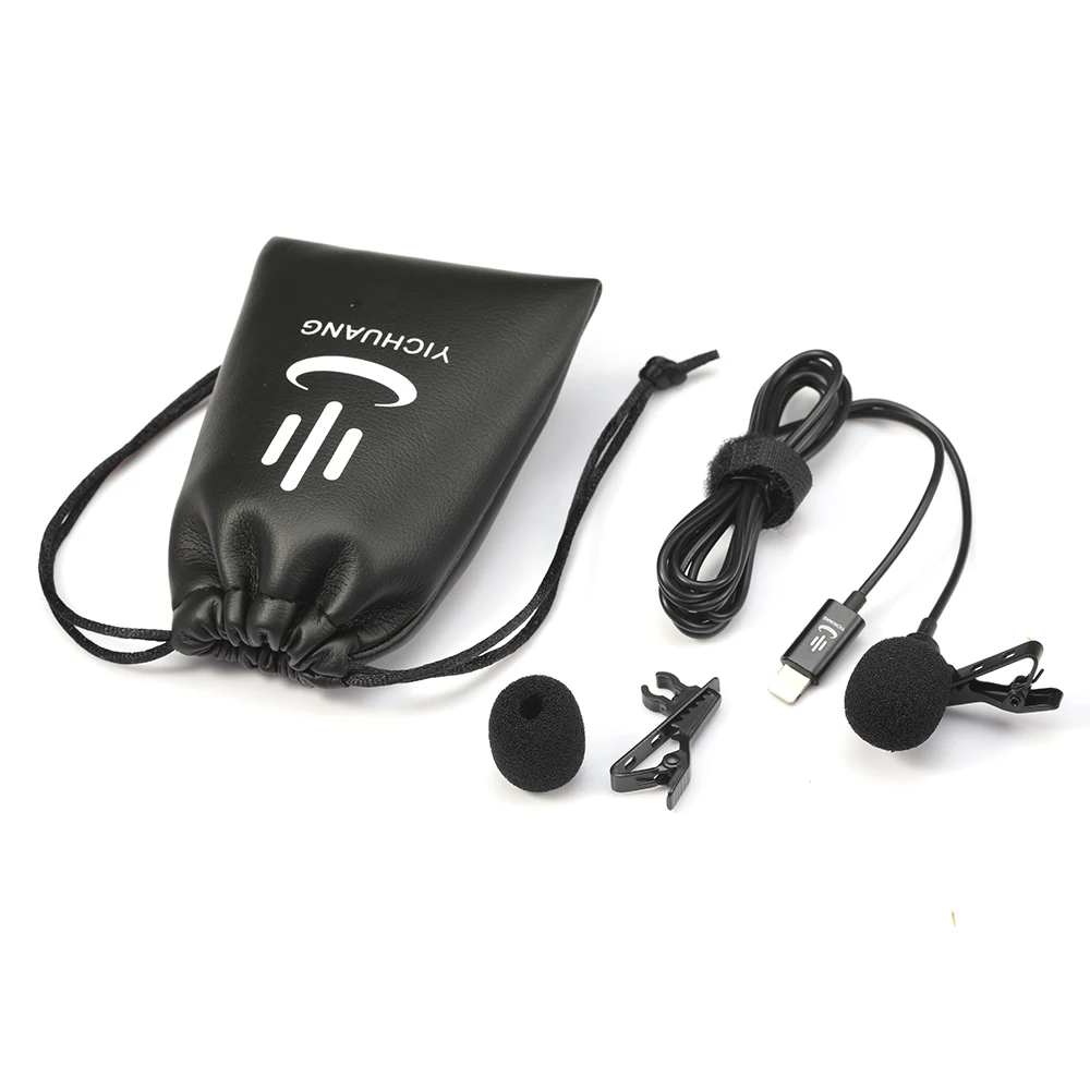 YC LM10 II Мини портативный микрофон конденсатор клип на лацкане Lavalier Mic проводной