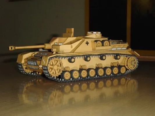 

DIY Paper Model German Sturmgeschutz Iv Sdkfz 163 WW II Boy Gift Papercraft 3D Puzzle