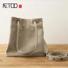 AETOO 2017 new Original retro large canvas handbag women fresh style high quality shoulder bag large capacity cotton bag