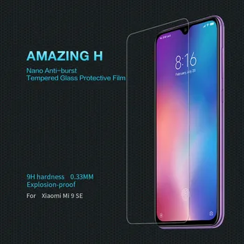 

10pcs/lot For Xiaomi Mi 9 SE Tempered Glass Nillkin for Xiaomi Mi9 SE Screen Protector Amazing H Anti-Explosion premium version