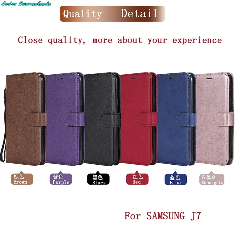 Флип чехол для Samsung J7 J 7 2015 J700P J700H J700F J700M SM-J700h SM-J700M кожаный мобильного телефона J700k