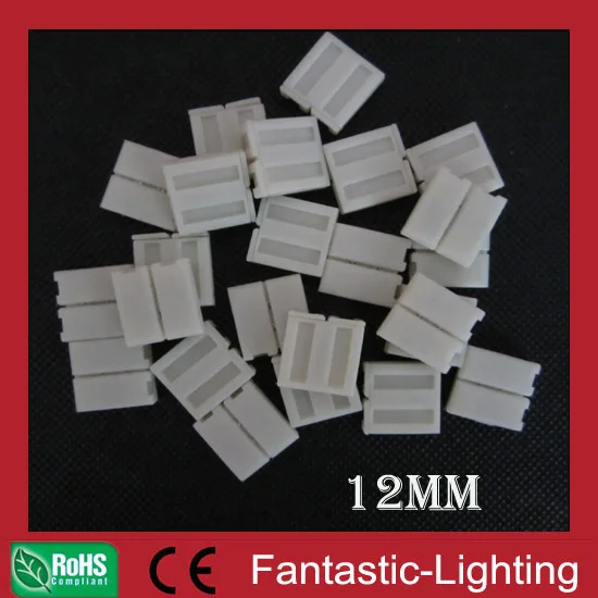 50pcs/lot 12mm single color LED strip connector/LED strip joint for